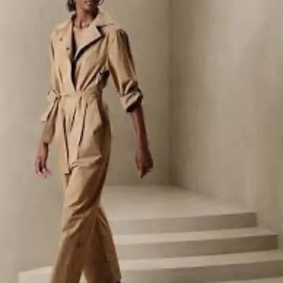 Banana Republic Beige Jumpsuit - Picture 6 of 14